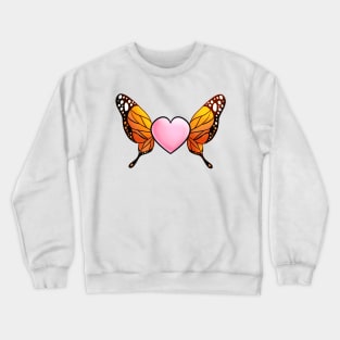 Butterfly Heart Crewneck Sweatshirt